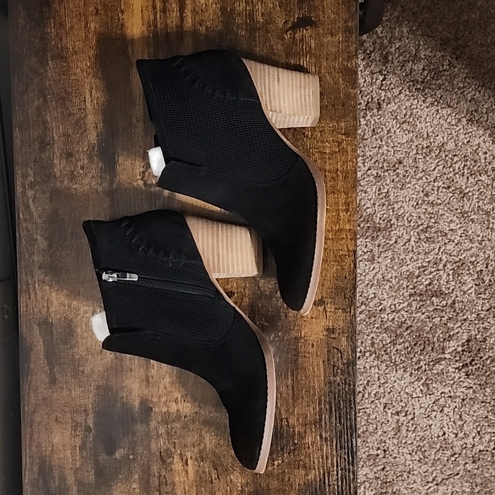 Marc Fisher Black Suede Booties - image 8